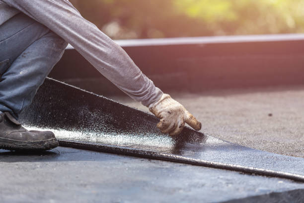 Professional Waterproofing technician working in Centreville, MI
